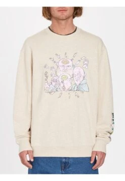 Volcom Fa Ed Merlin Murray Crew - Sudadera - Whitecap Grey