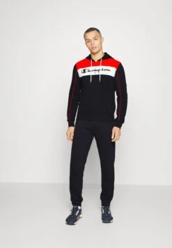 Champion Hooded Full Zip Suit - Chándal - Navy/Red/White