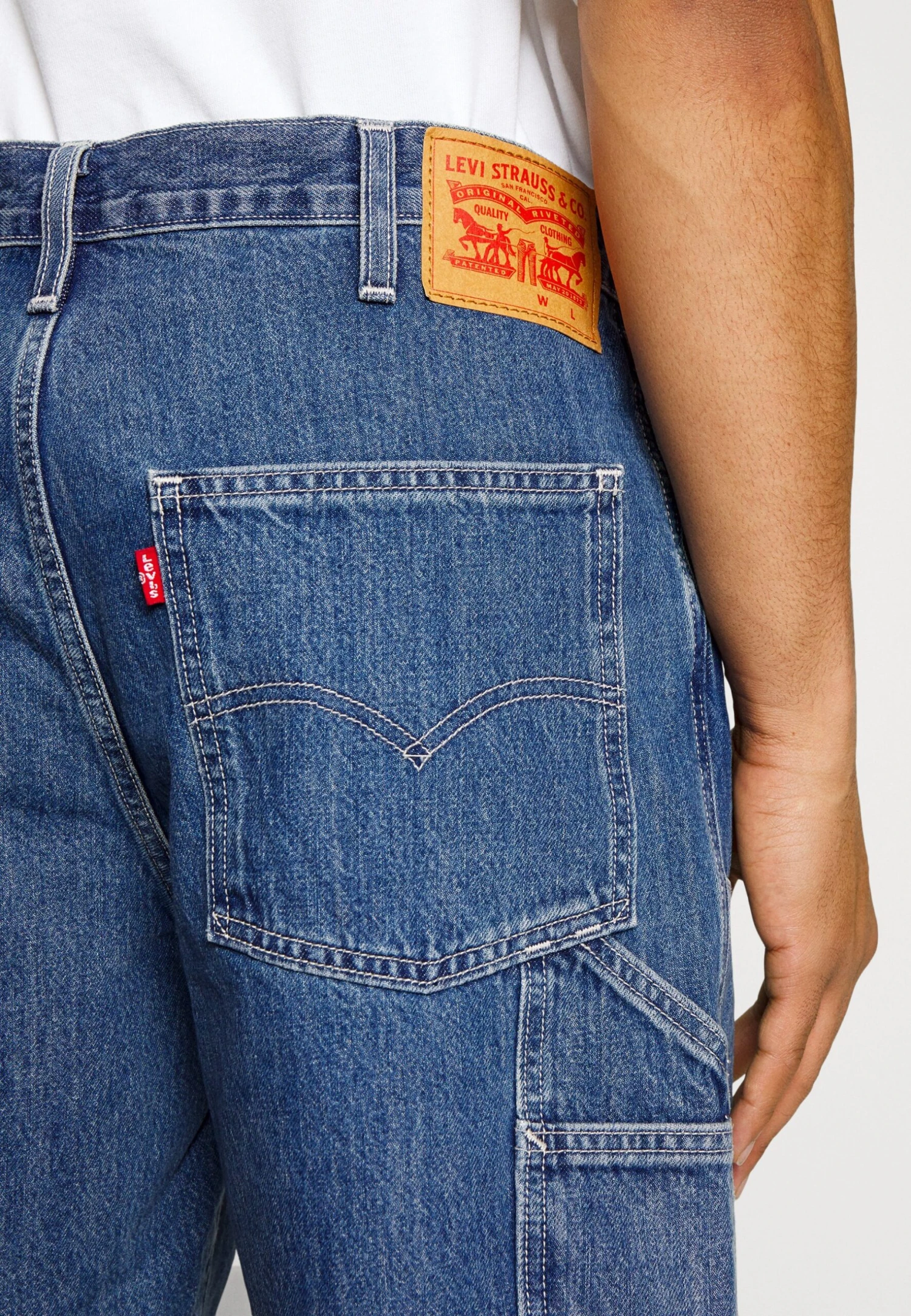 Cut Off Carpenter - Shorts Vaqueros - Blue Denim - Imagen 6