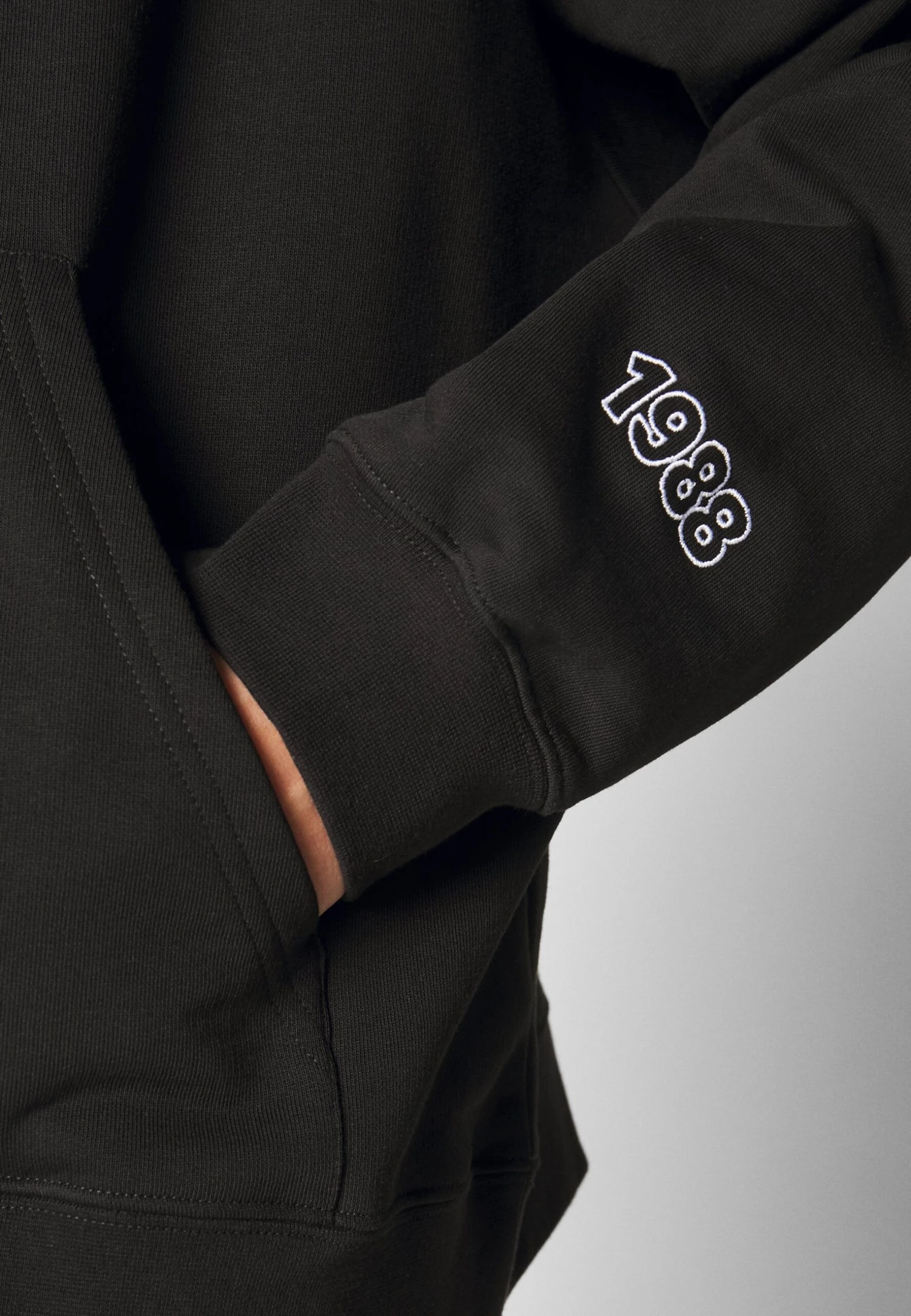 GCDS Graffiti Hoodie - Jersey Con Capucha - Black - Imagen 8