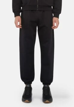 Trussardi Logo Embroidery Brushed - Pantalones Deportivos - Black