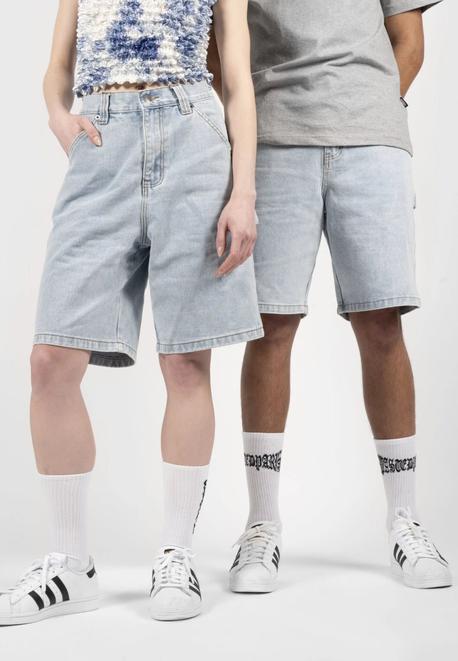 Hammer Unisex - Shorts Vaqueros - Light Blue