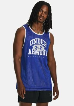 Under Armour Sleeveless Baseline Reversible - Top - Royal