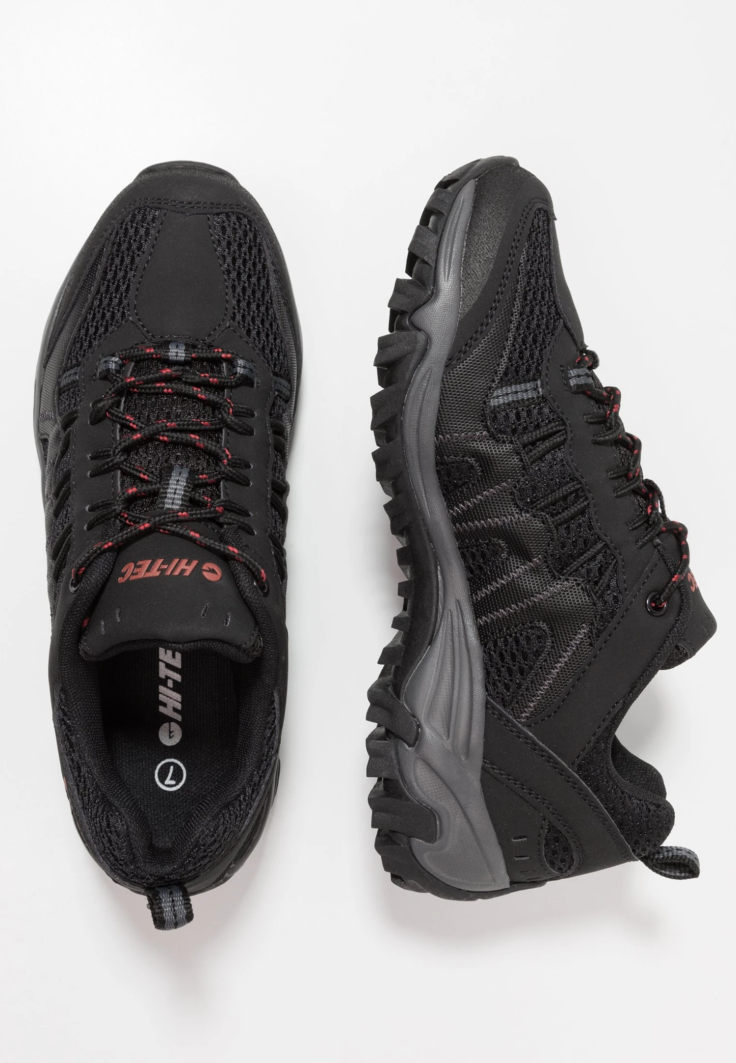 Hi-Tec Jaguar - Zapatillas De Senderismo - Black/Picante - Imagen 2