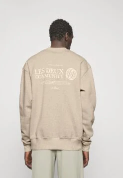 Les Deux Community - Sudadera - Light Sand Mélange/Ivory