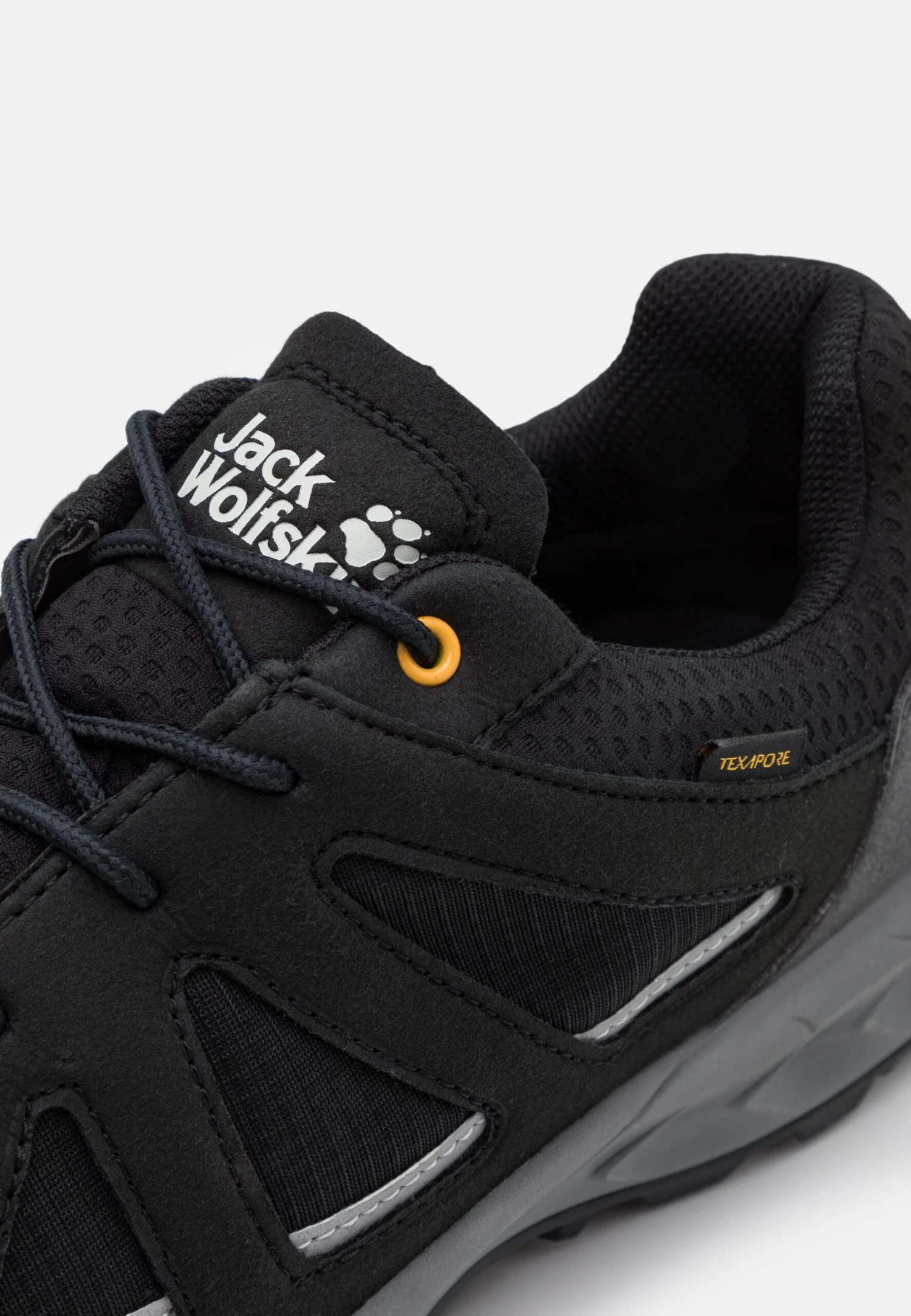 Jack Wolfskin Woodland 2 Texapore Low- Zapatillas De Senderismo - Black/Burly Yellow - Imagen 8