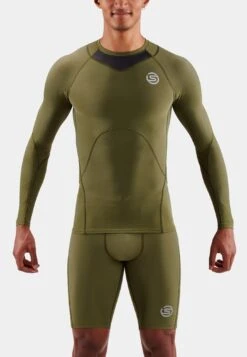 SKINS Longsleeve - Camiseta De Manga Larga - Khaki