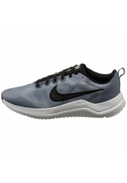 Nike Performance Downshifter 12 - Zapatillas De Running Neutras - Ashen Slate Black Cobalt Bliss White
