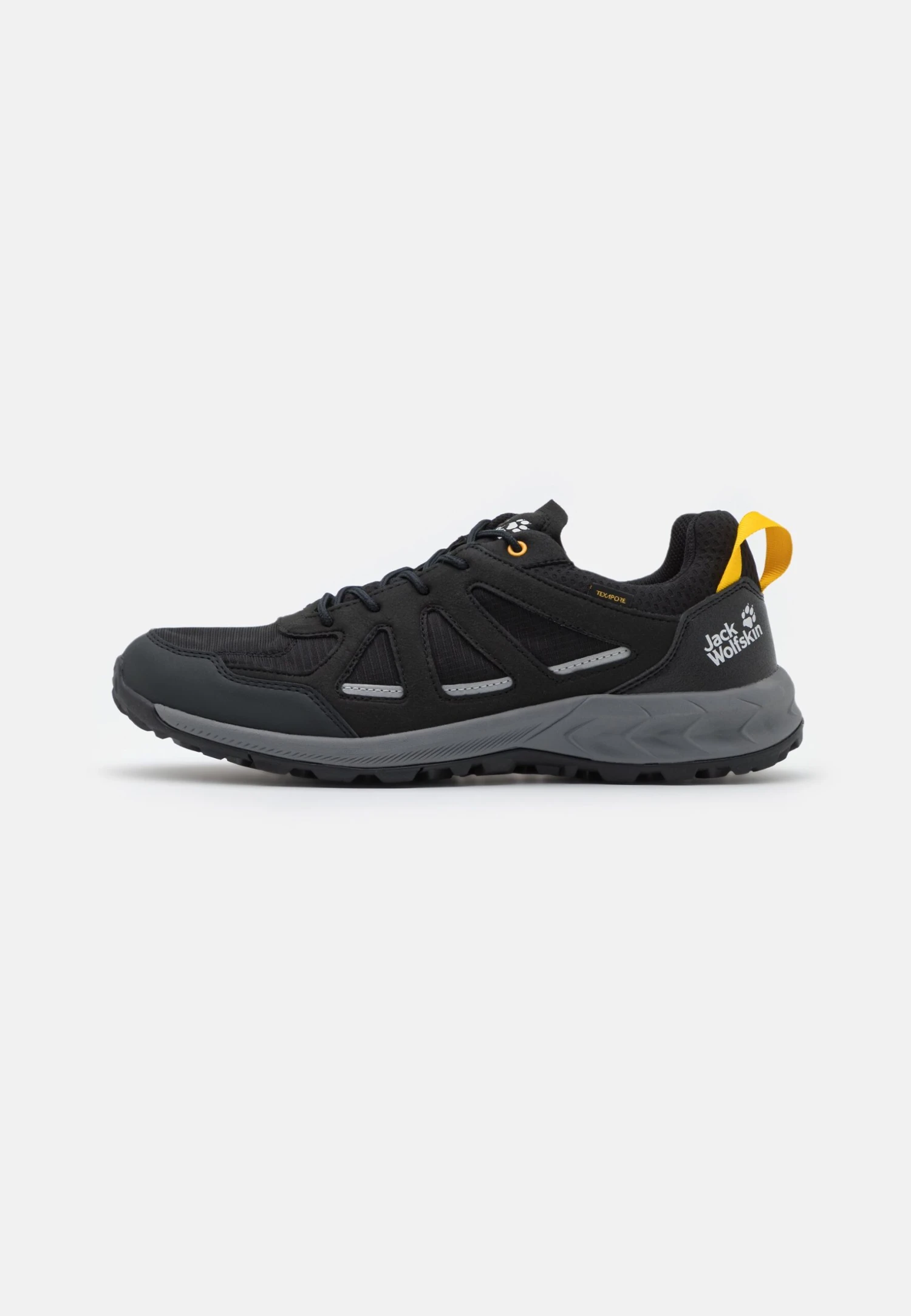 Jack Wolfskin Woodland 2 Texapore Low- Zapatillas De Senderismo - Black/Burly Yellow
