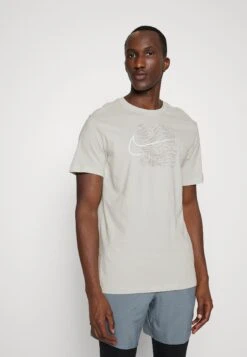 Nike Performance Tee Run Division - Camiseta Deportiva - Light Bone
