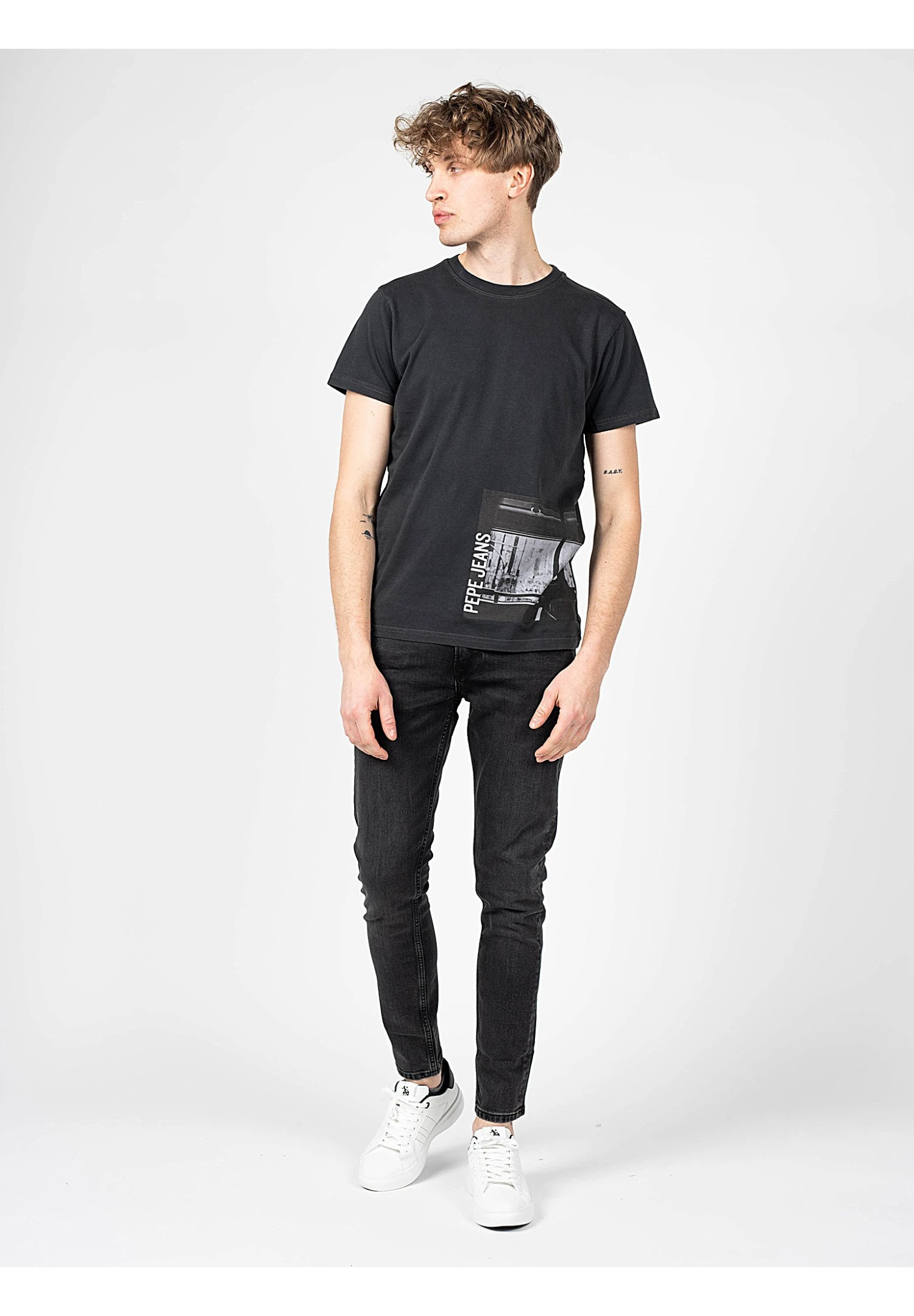 Pepe Jeans FinsburyPm206321Vr22- Vaqueros Slim Fit - Schwarz - Imagen 2