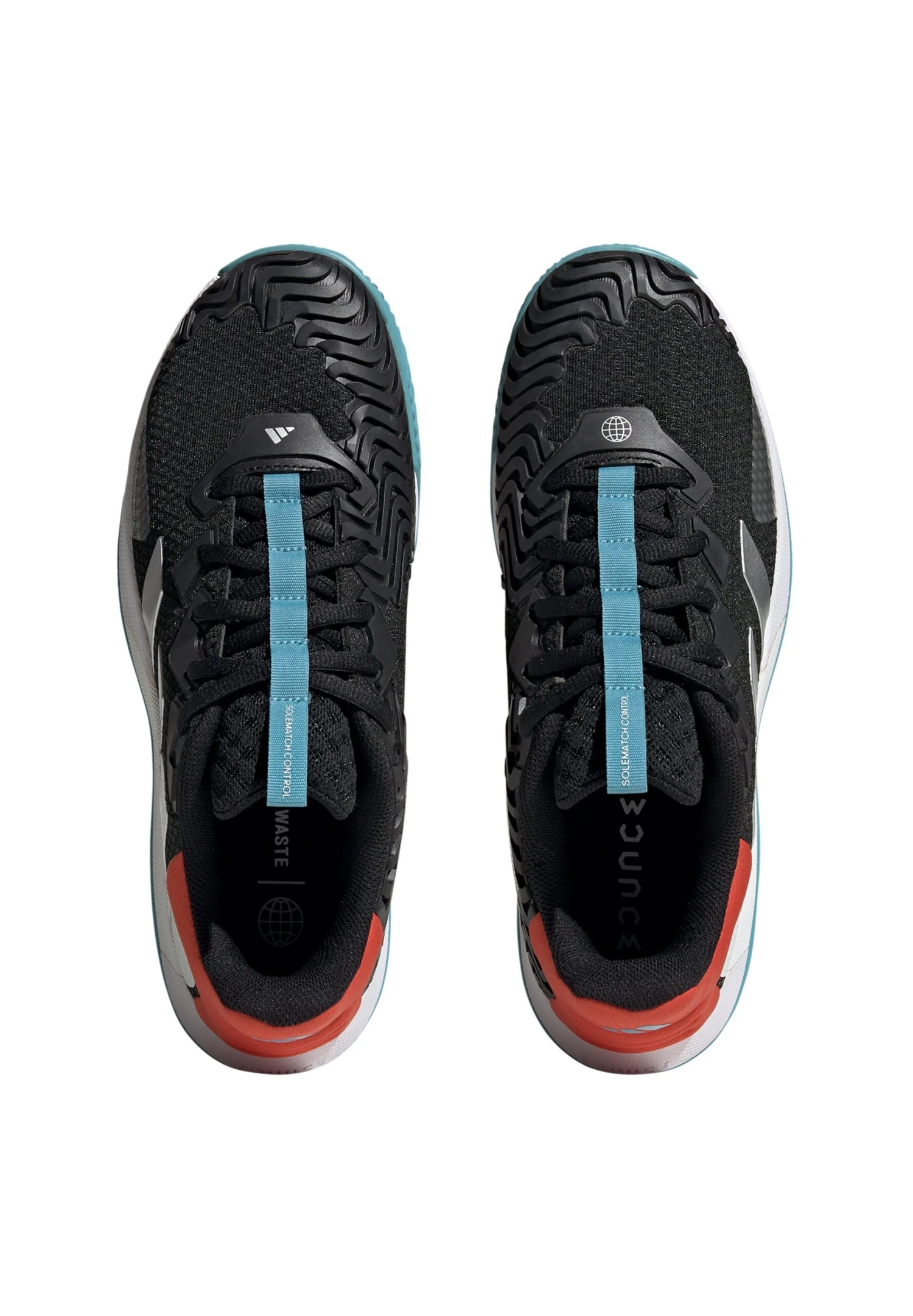 ADIDAS PERFORMANCE Solematch Control - Zapatillas De Tenis Para Todas Las Superficies - Schwarz Orange Hellblau - Imagen 2