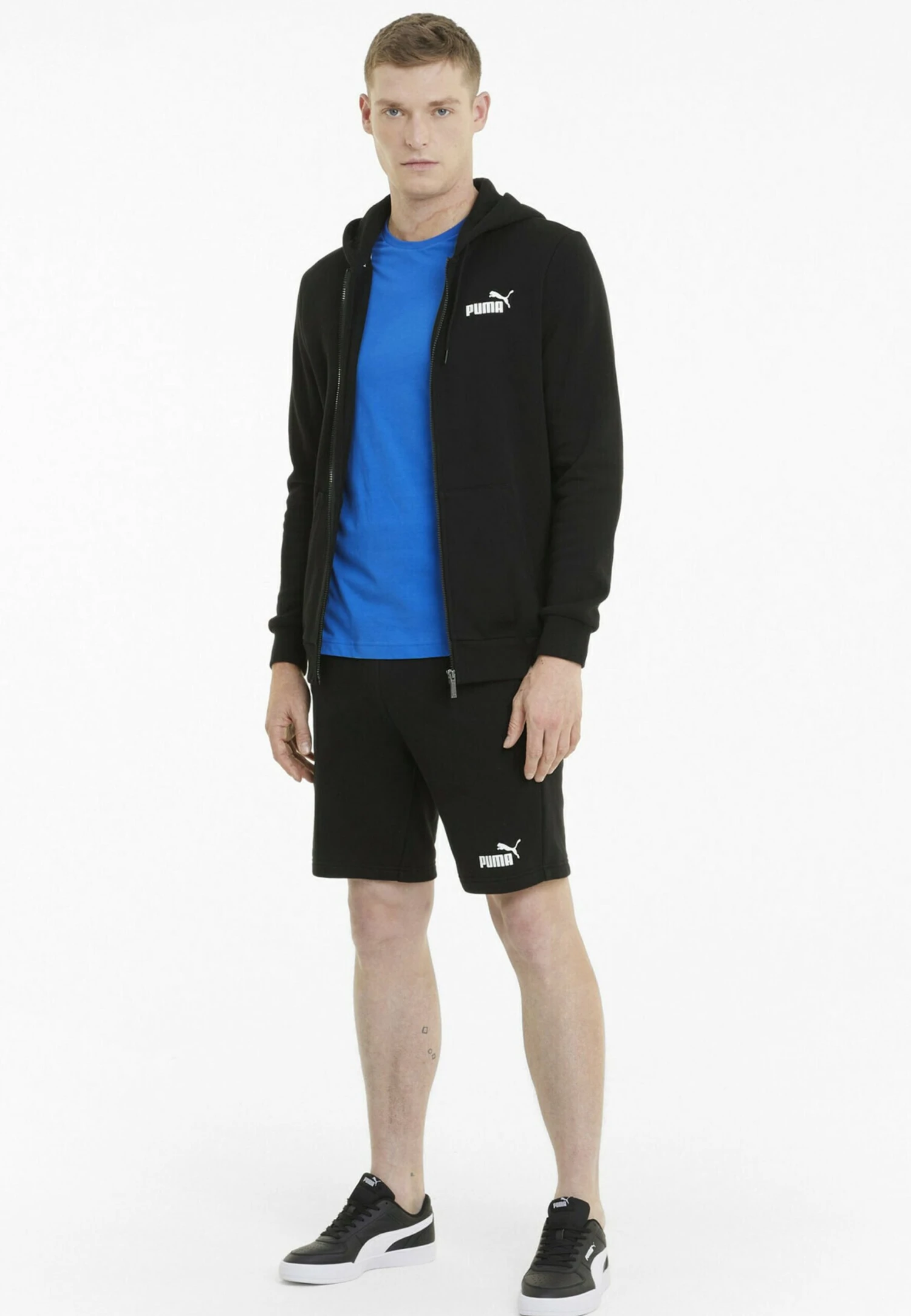 Puma Ess Small Logo FzFl - Sudadera Con Cremallera - Black - Imagen 2