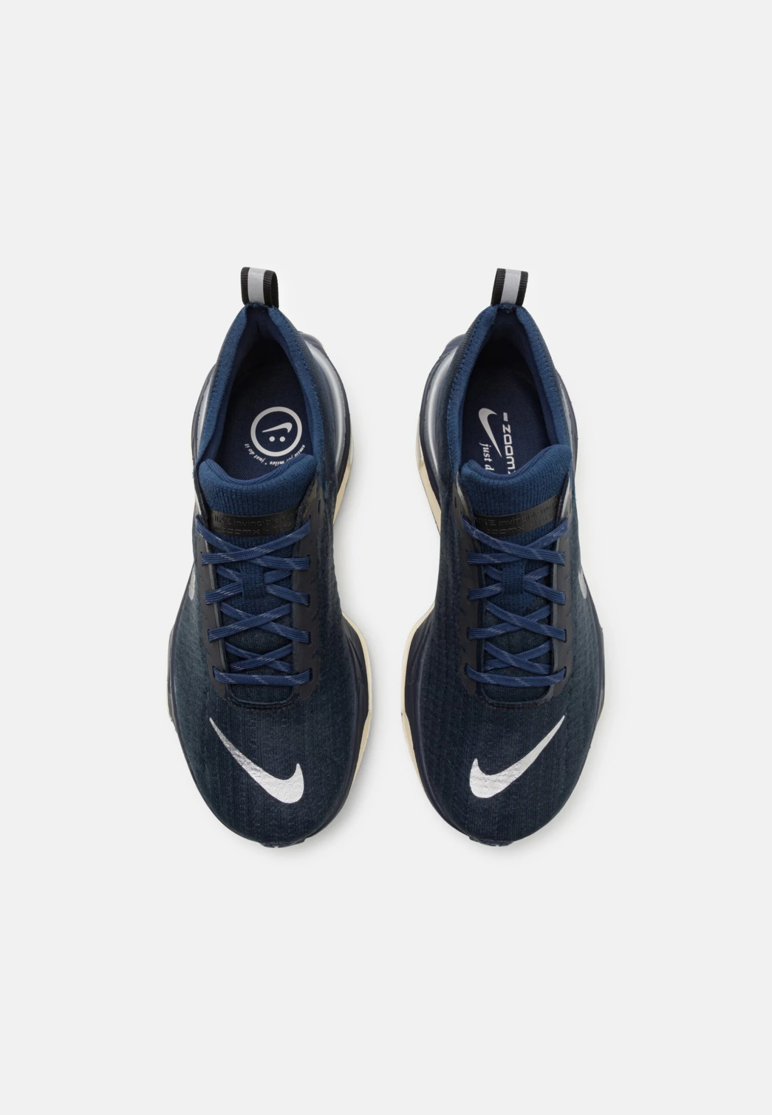 Nike Performance Zoomx Invincible Run Fk 3 - Zapatillas De Running Neutras - College Navy/Metallic Silver/Midnight Navy/Black/Platinum Tint - Imagen 4