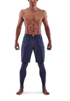 SKINS Superpose- Medias - Navy Blue