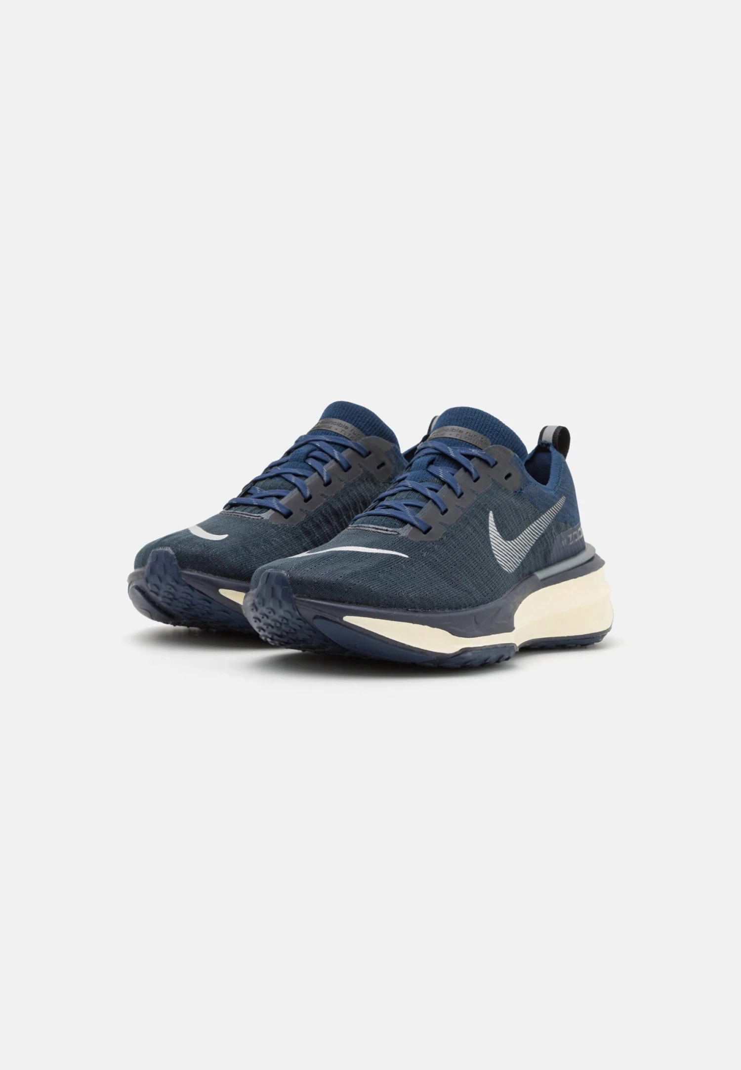 Nike Performance Zoomx Invincible Run Fk 3 - Zapatillas De Running Neutras - College Navy/Metallic Silver/Midnight Navy/Black/Platinum Tint - Imagen 2
