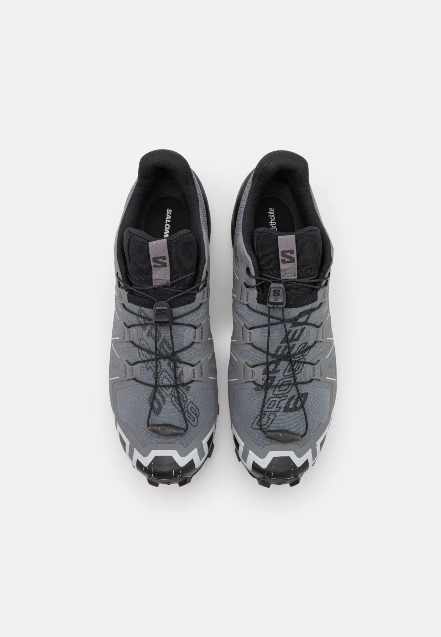 Salomon Speedcross 6 Wide - Zapatillas De Senderismo - Quiet Shade/Black/Pearl Blue - Imagen 4