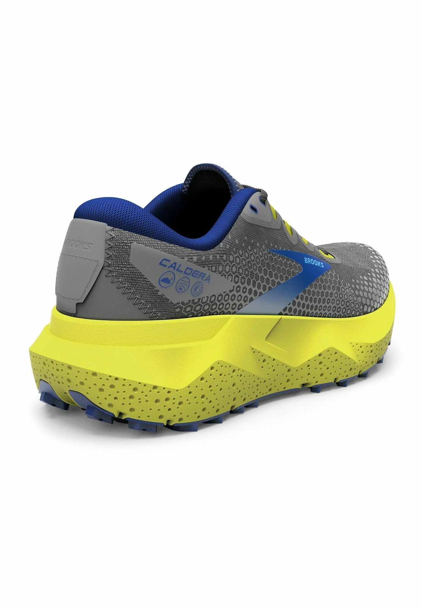 BROOKS Caldera 6 - Zapatillas De Trail Running - Gunmetal Surf The Web Sulphur - Imagen 5