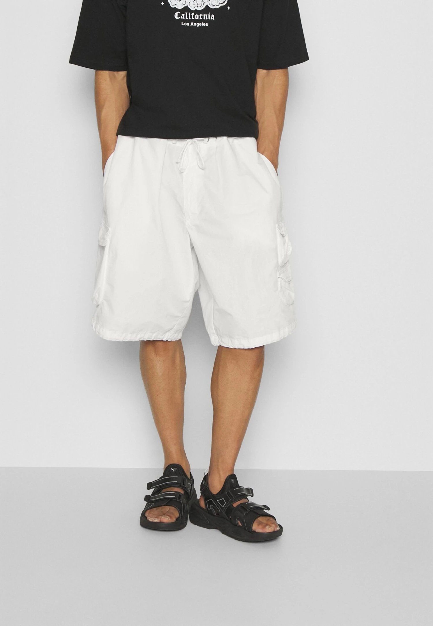 BDG Urban Outfitters Baggy Tech Short - Shorts - White