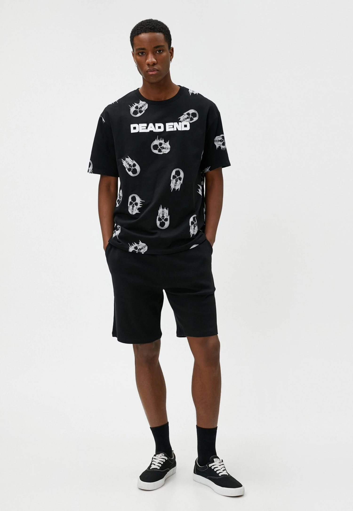 Koton Drawstring Pocket Detailed - Pantalones Deportivos - Black - Imagen 2