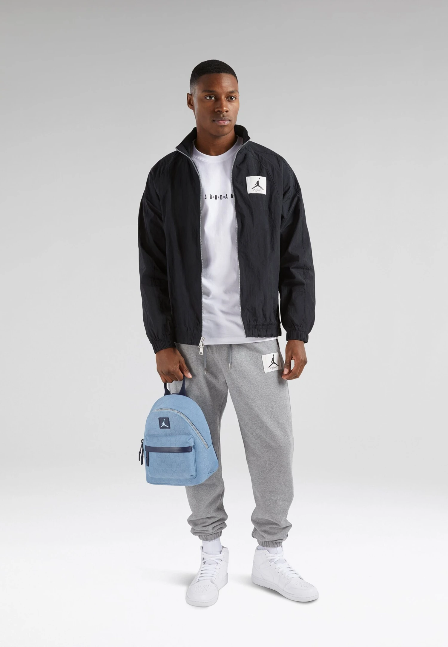 Jordan Monogram Mini Backpack Unisex - Mochila - Chambray