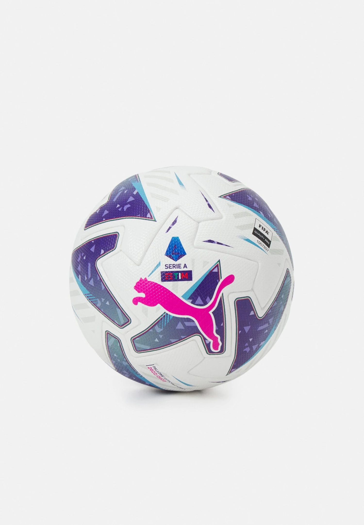 Puma Orbita Serie A Fifa Quality Pro - Balón De Fútbol - White/Blue Glimme/Sunset Glow