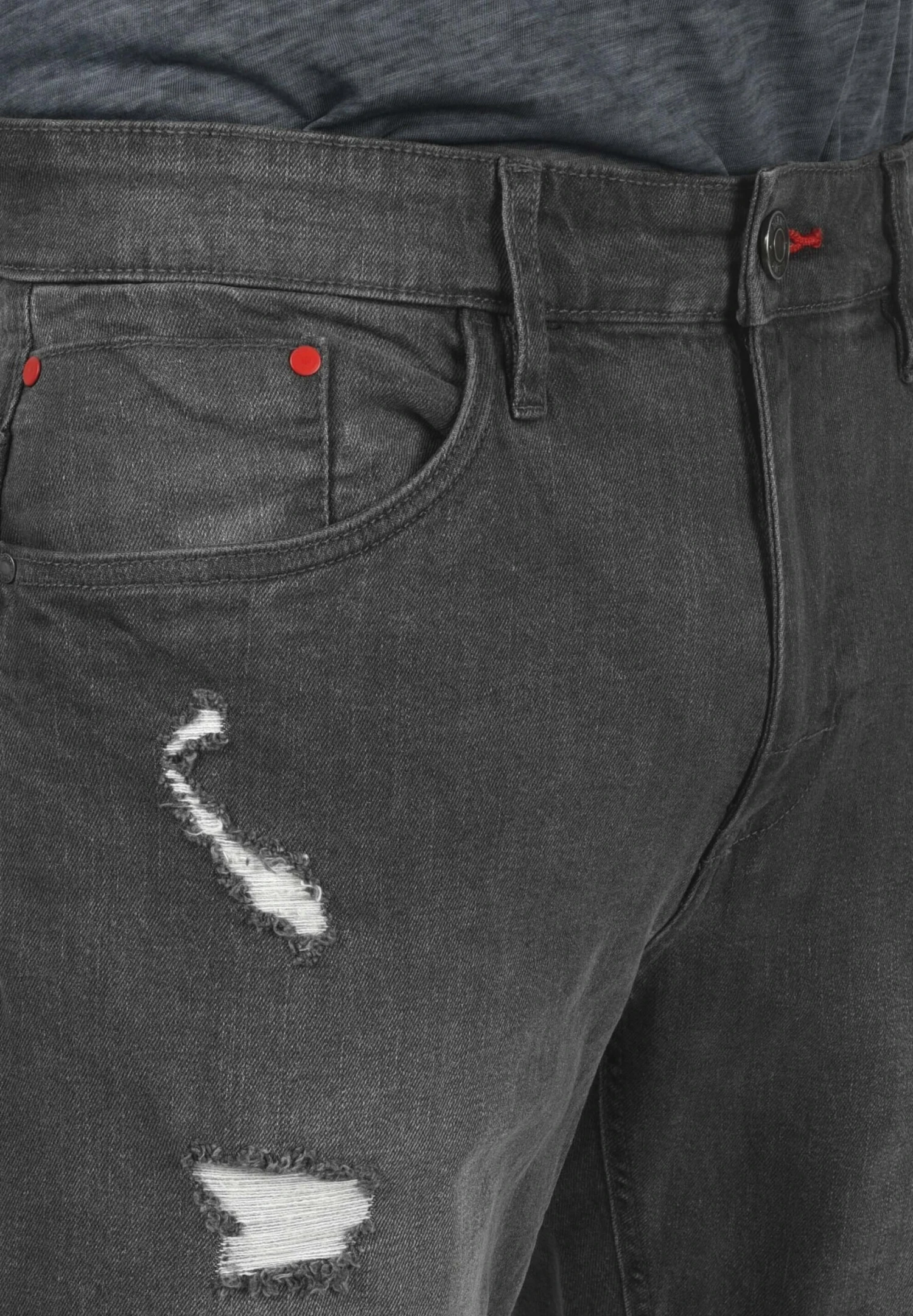 Blend Bhaver - Shorts Vaqueros - Denim Dark Grey - Imagen 5