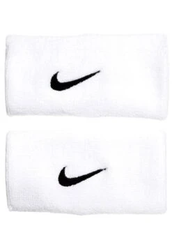 Nike Performance UnisexDoublewide Wristbands - Muñequera - White/Black