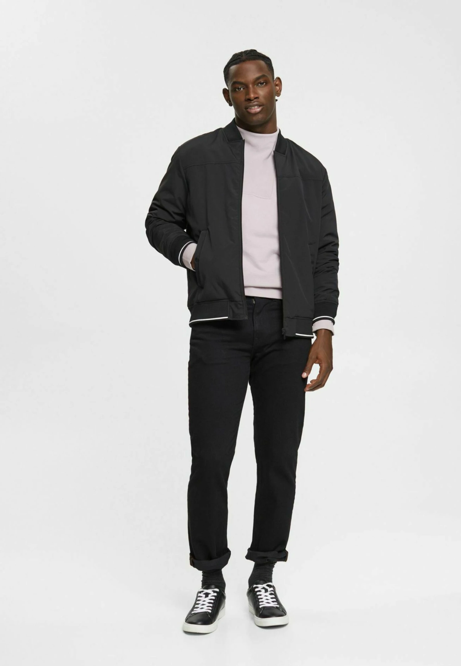 ESPRIT Vaqueros Rectos - Black Dark Washed - Imagen 6