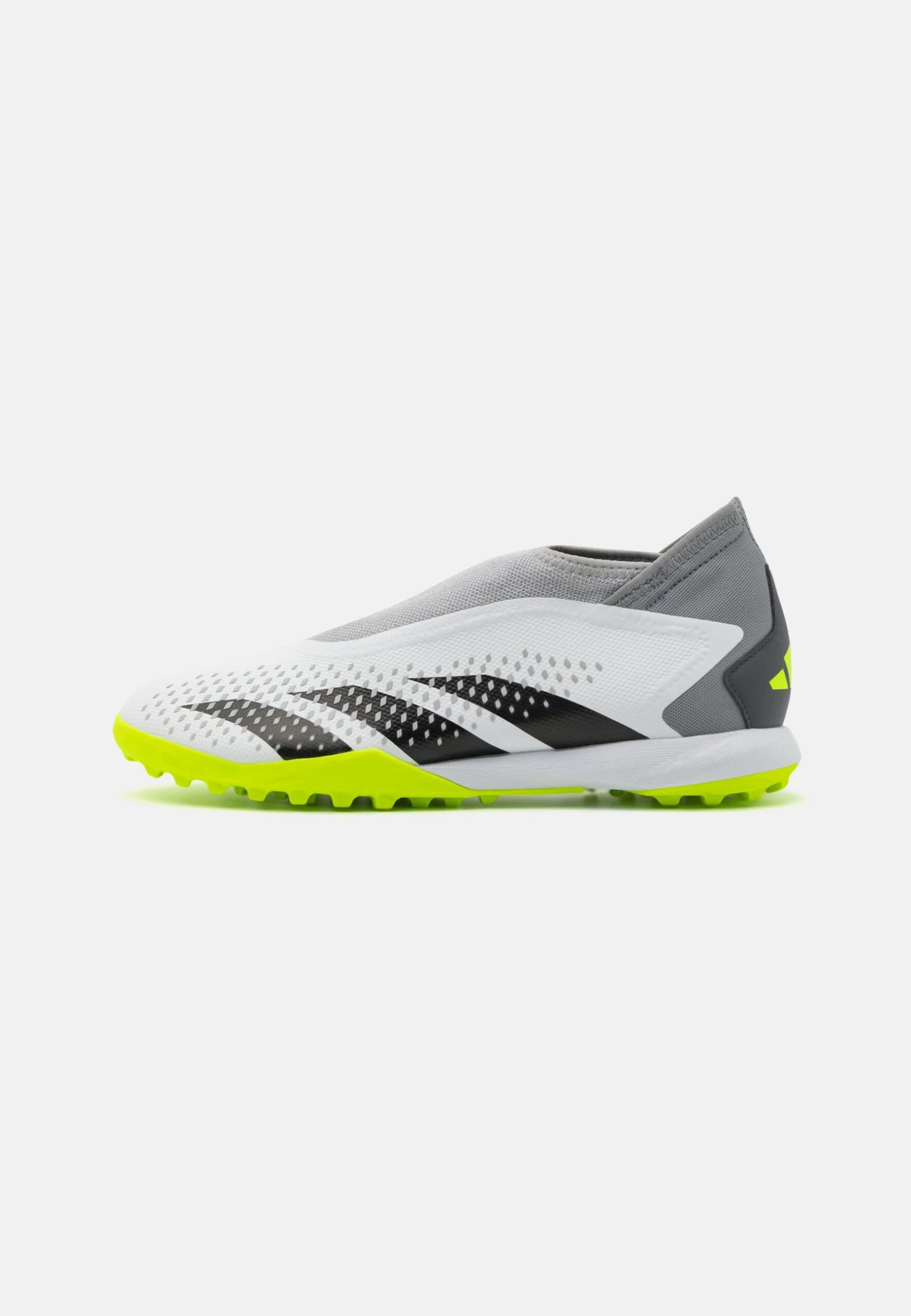 ADIDAS PERFORMANCE Predator Accuracy 3 Laceless Tf - Botas De Fútbol Multitacos - Footwaer White/Core Black/Lucid Lemon