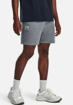 Under Armour Essential- Pantalón Corto De Deporte - Pitch Gray Medium Heather
