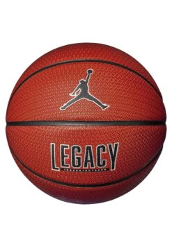 Jordan Legacy 2.0 8P Deflated - Balón De Baloncesto - Amber/Black/Metallic Silver/Black