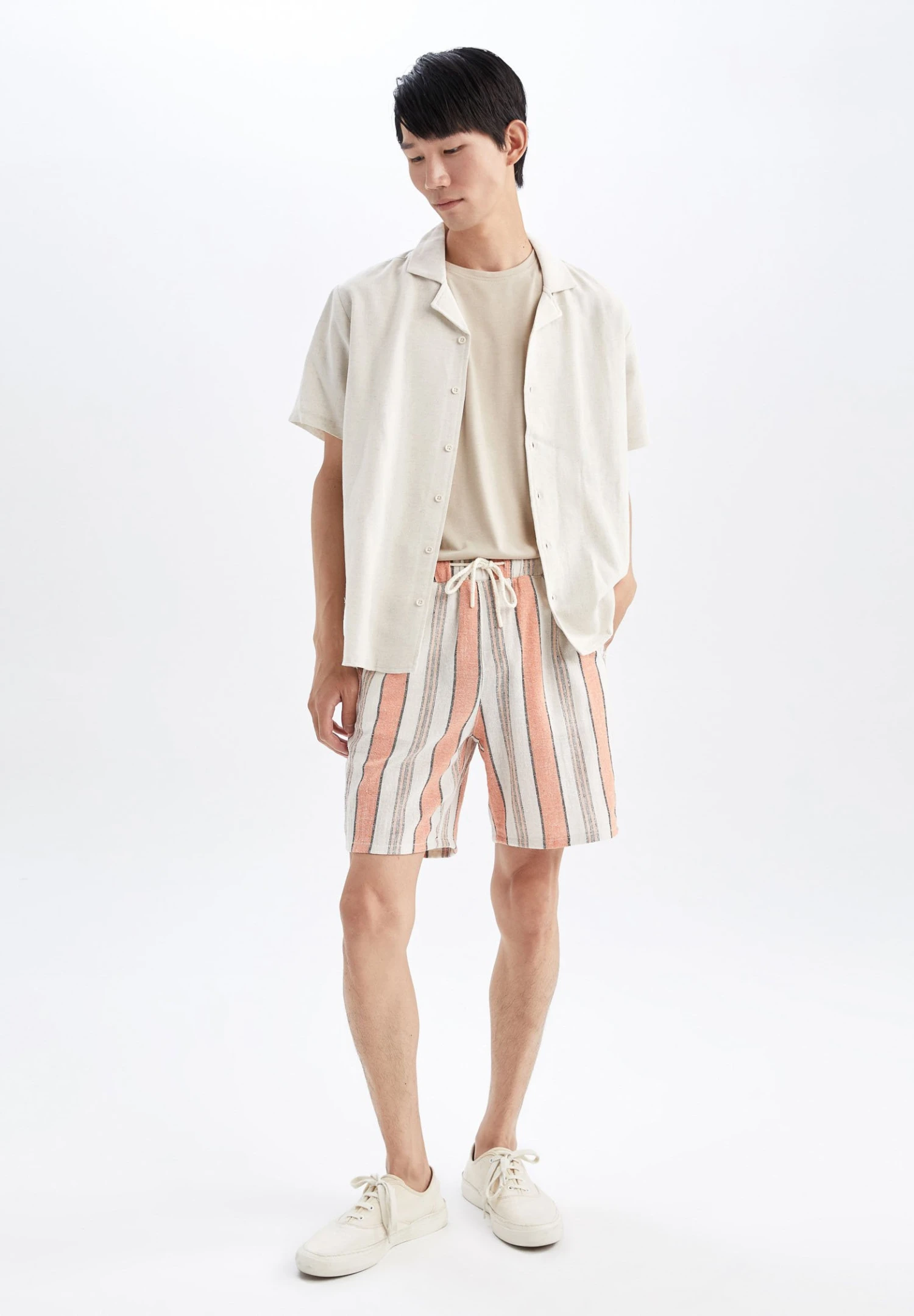 DeFacto Regular Fit- Pantalones Deportivos - Orange - Imagen 2