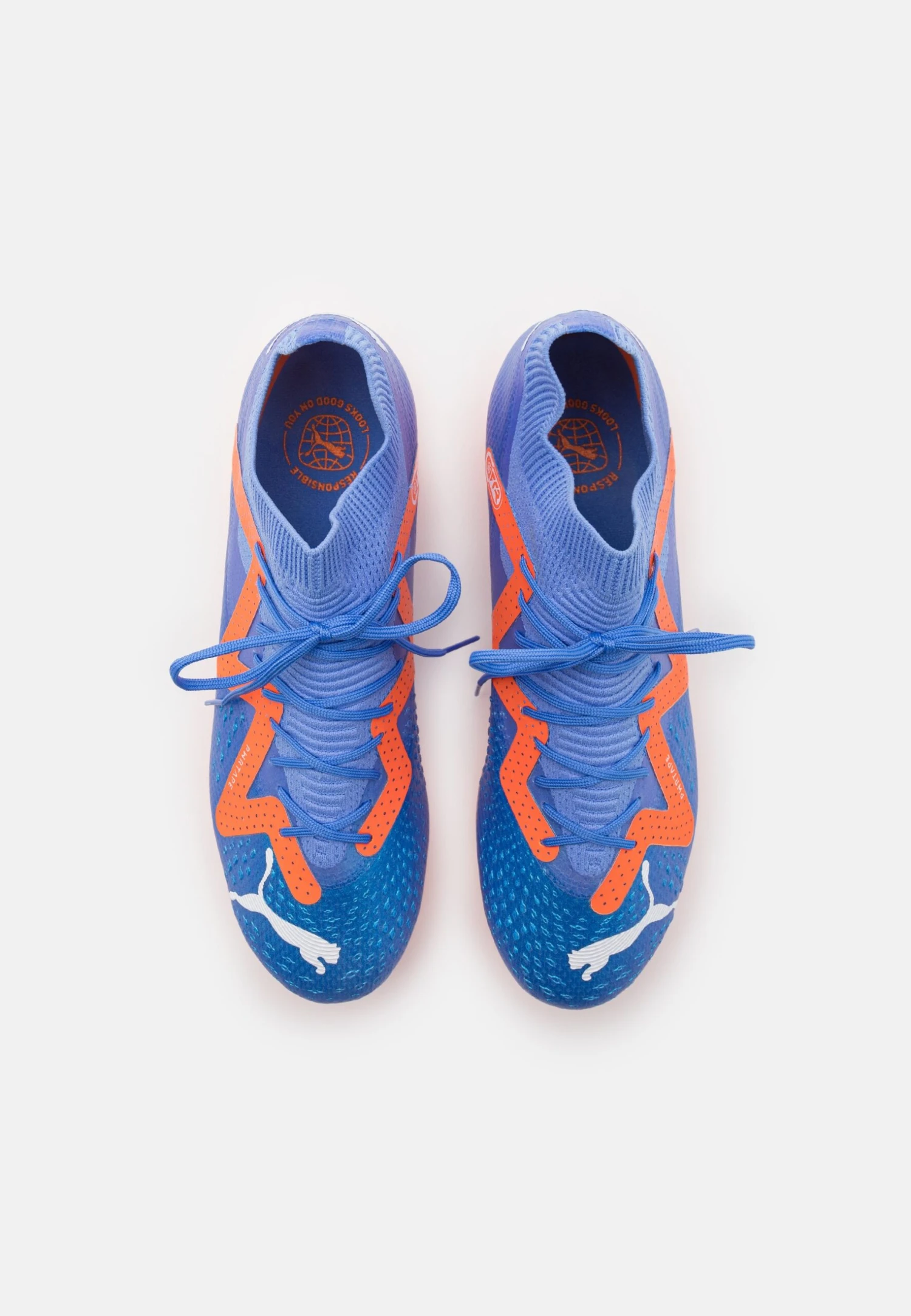 Puma Future Pro Mxsg - Botas De Fútbol - Blue Glimmer/White/Ultra Orange - Imagen 4