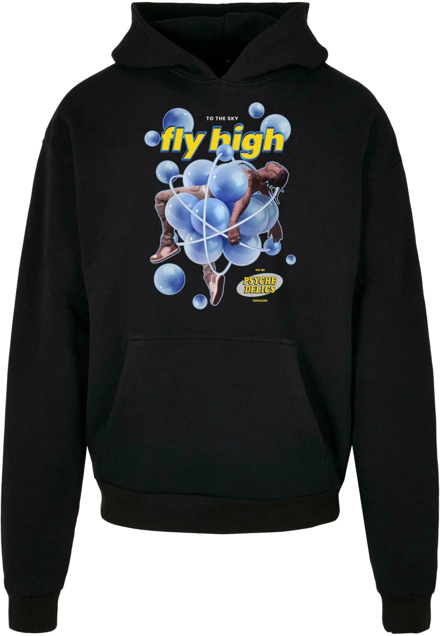 BubbllesHeavy Oversize - Jersey Con Capucha - Black