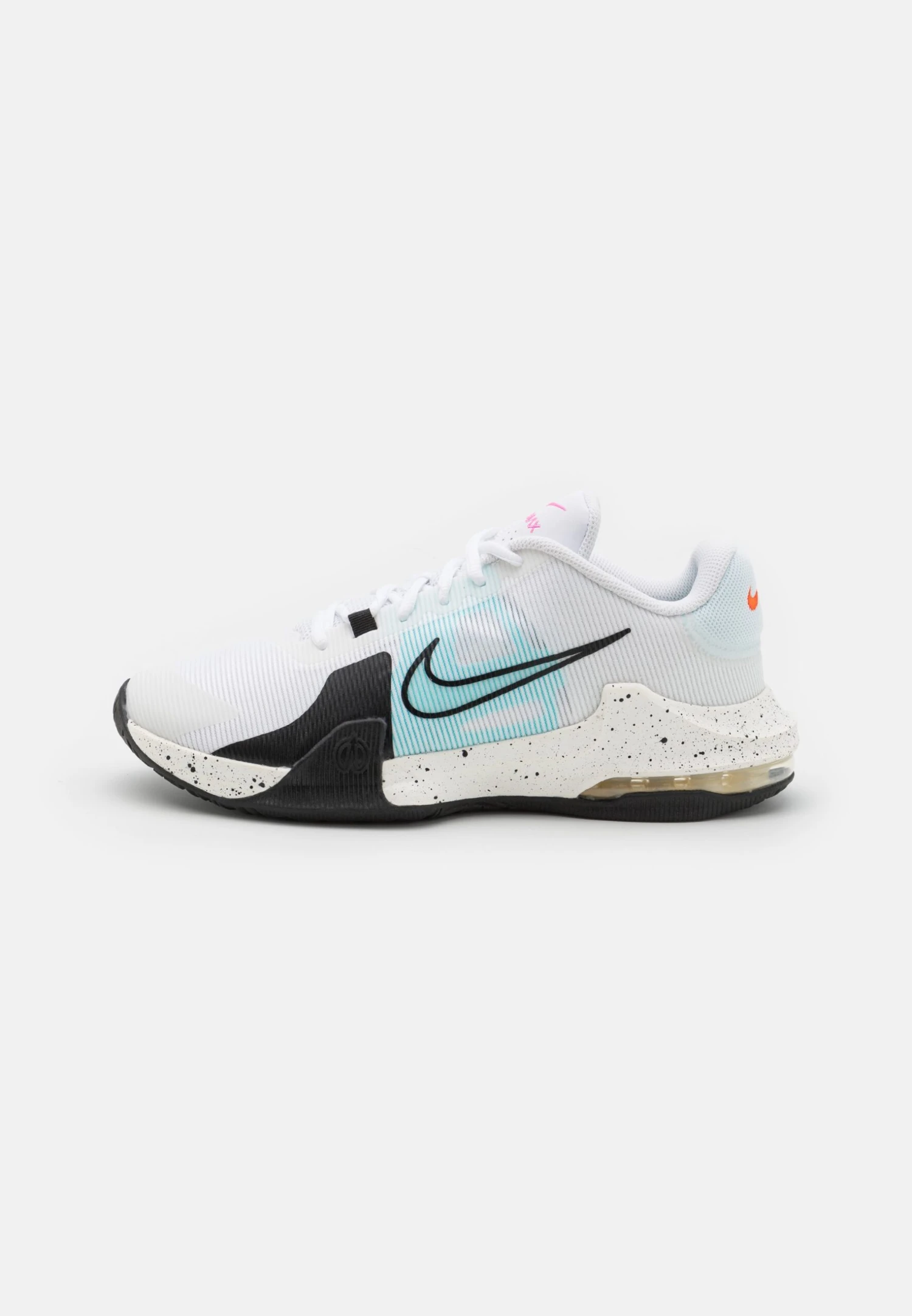 Nike Performance Air Max Impact 4 - Zapatillas De Baloncesto - White/Black/Sail/Copa