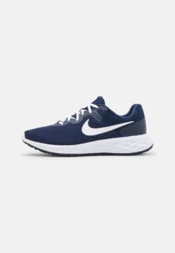 Nike Performance Revolution 6 Nn - Zapatillas De Running Neutras - Midnight Navy/White/Obsidian/Ashen Slate
