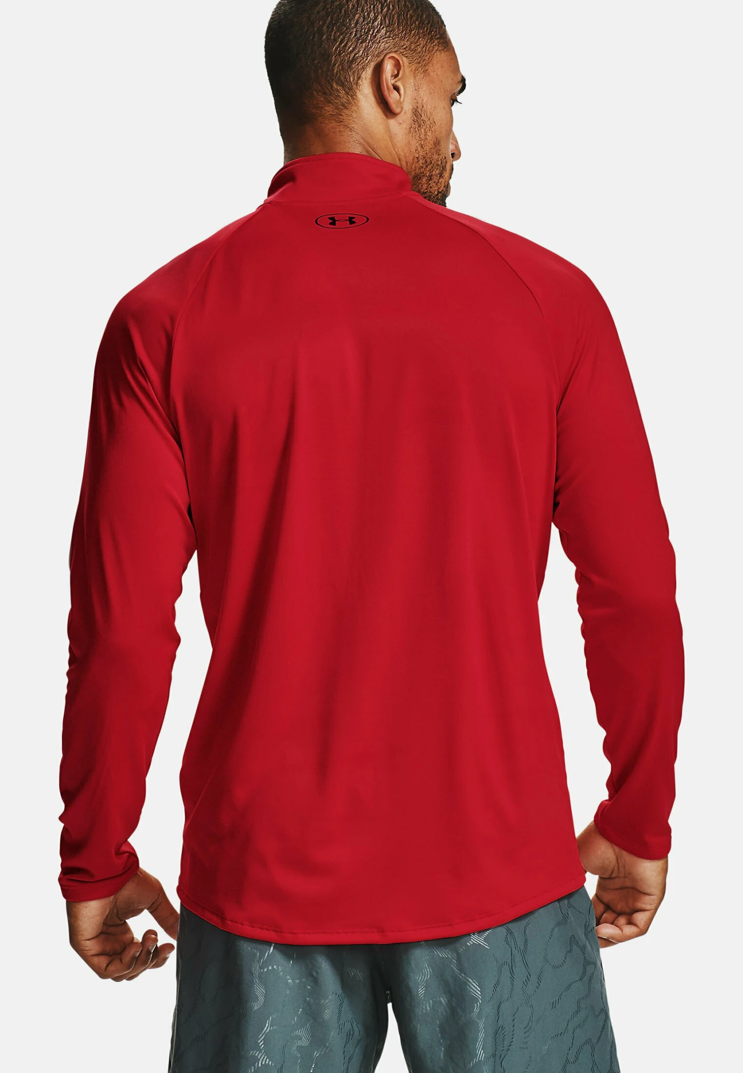 Under Armour Tech 1/2 Zip - Camiseta De Manga Larga - Dark Red - Imagen 3
