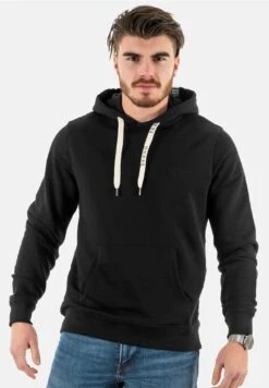 Guess Jersey Con Capucha - Noir