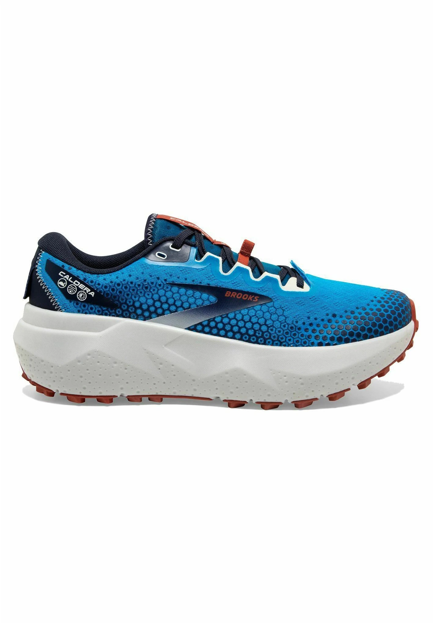BROOKS Caldera 6 - Zapatillas De Trail Running - Peacoat Atomic Blue Rooibos - Imagen 2