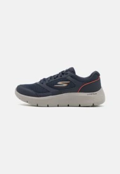 Go Walk Flex - Zapatillas Para Caminar - Navy/Orange