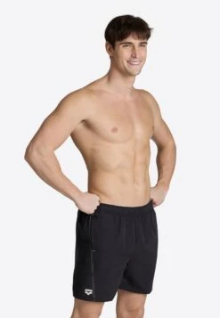 Arena Fundamentals Logo R - Bañador - Black White