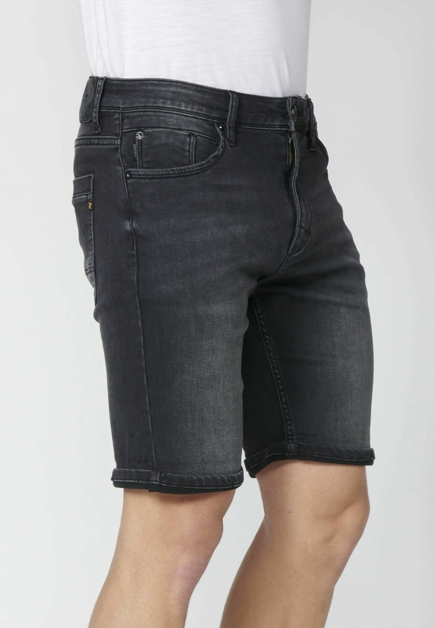 Koroshi Bermuda - Shorts Vaqueros - Black Denim - Imagen 4