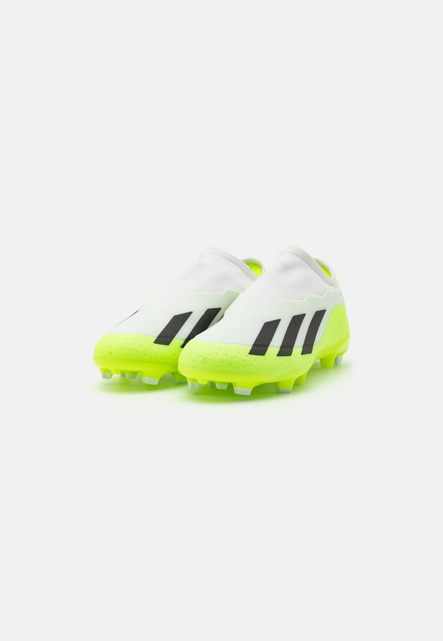 ADIDAS PERFORMANCE Crazyfast 3 Laceless Fg - Botas De Fútbol Con Tacos - Footwear White/Core Black/Lucid Lemon - Imagen 2