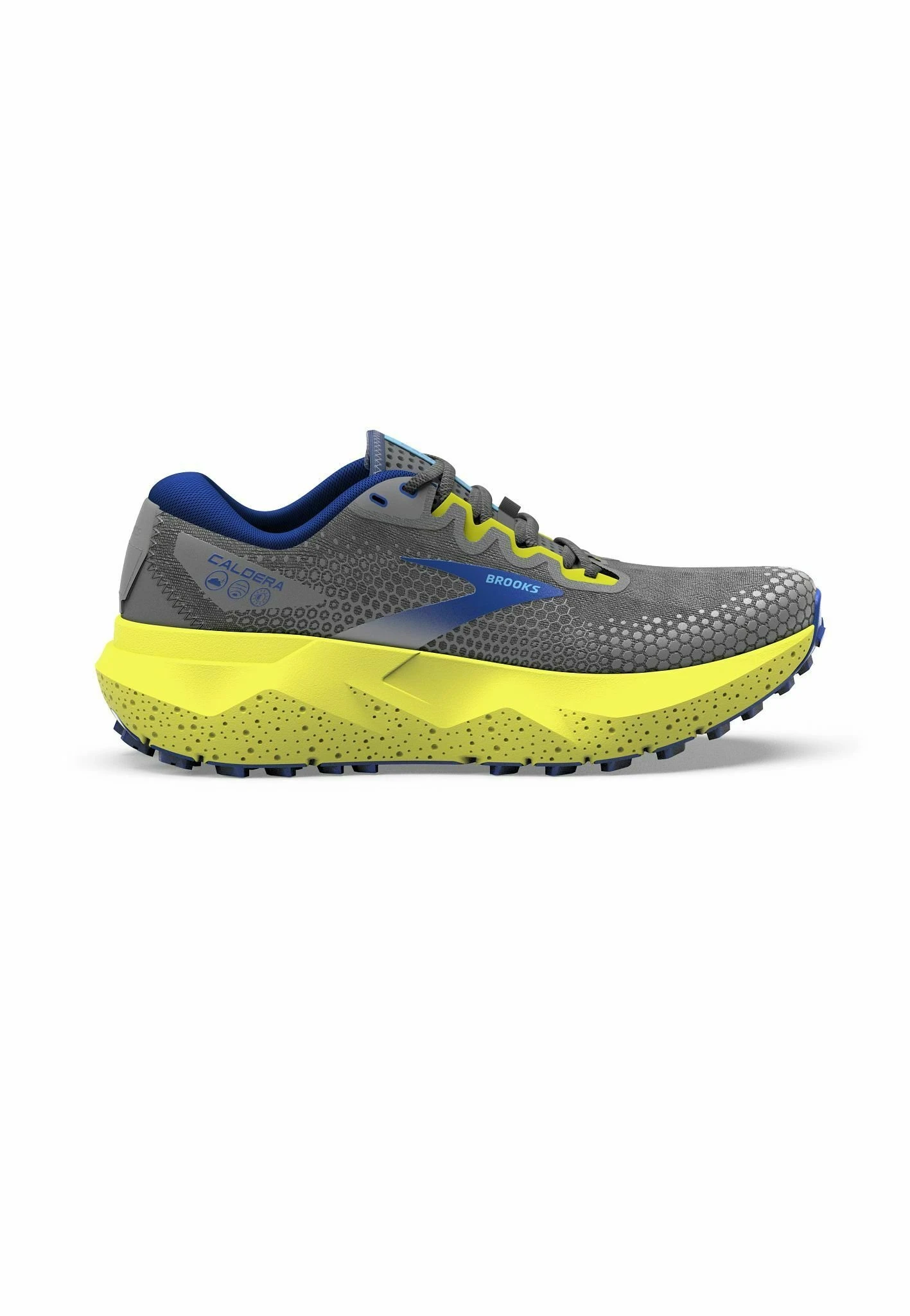 BROOKS Caldera 6 - Zapatillas De Trail Running - Gunmetal Surf The Web Sulphur