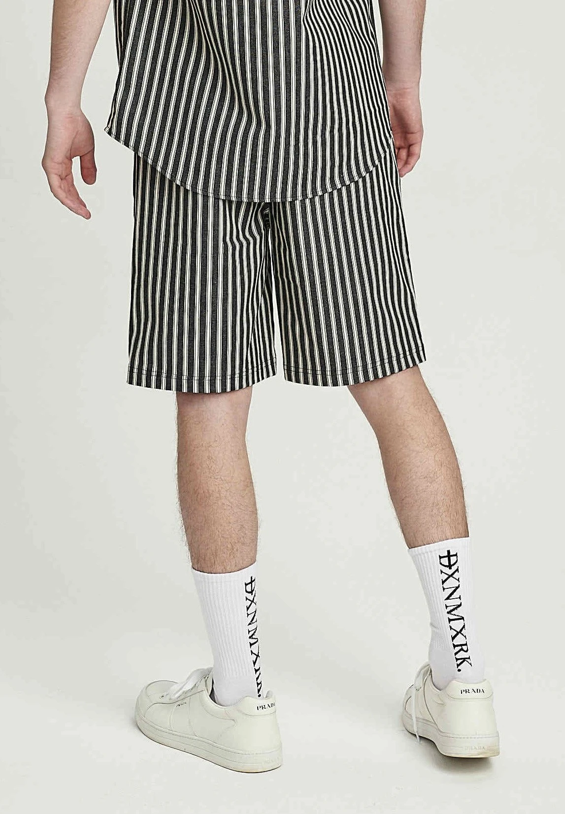 Carsten - Shorts - White Black - Imagen 3