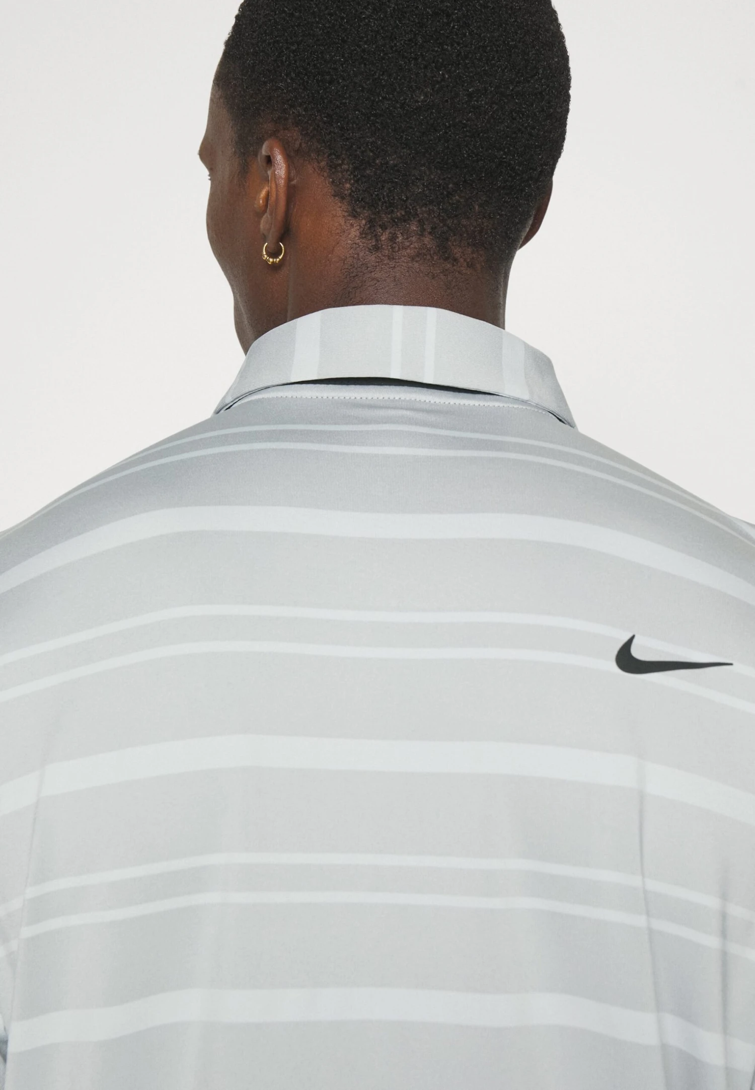 Dry Fit Tour Stripe - Polo - Light Smoke Grey/Grey Fog /Black - Imagen 5