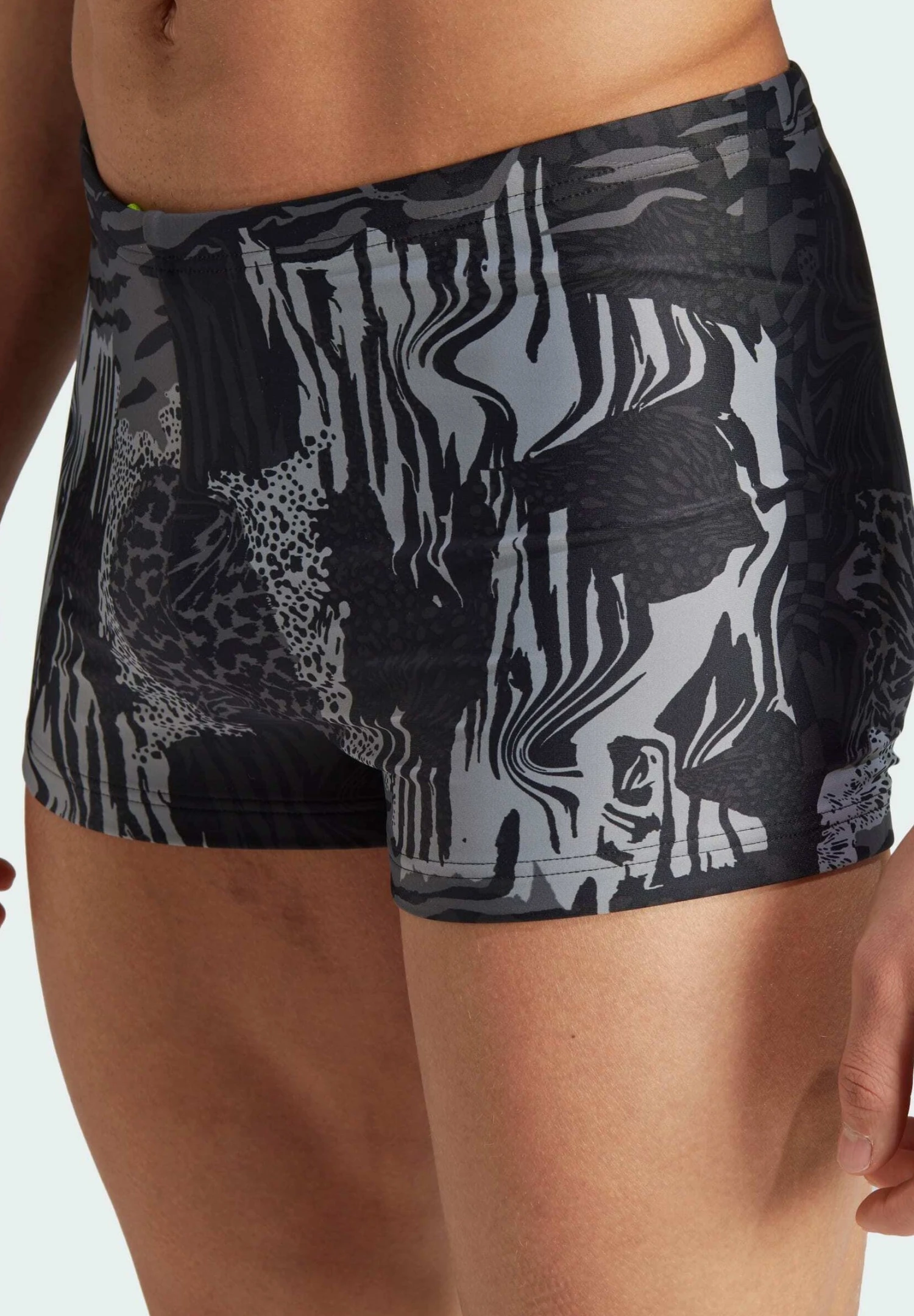 ADIDAS PERFORMANCE Graphic - Bañador - Grey/Grey Five/Carbon/Black - Imagen 5