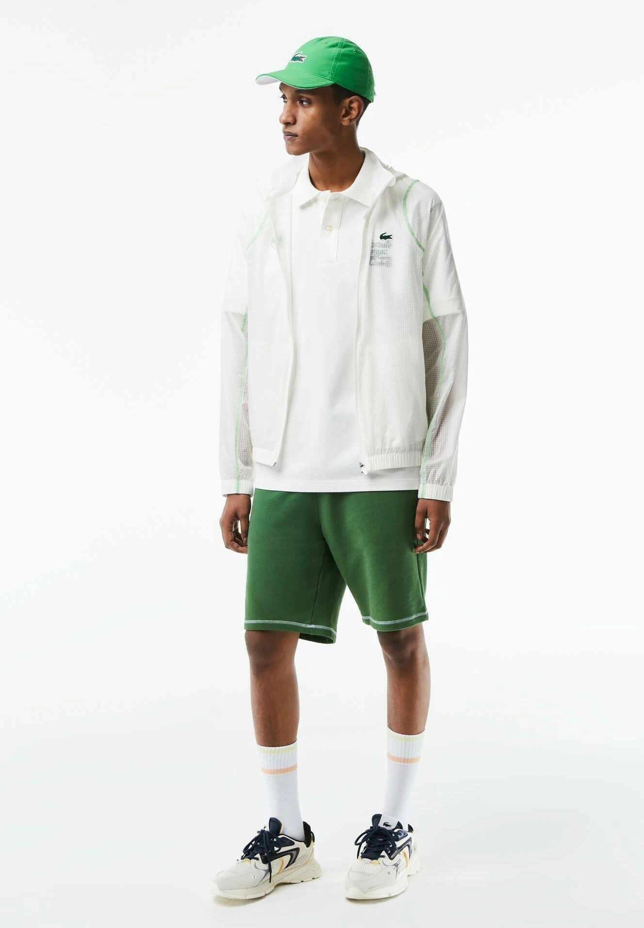 Lacoste Sport Tennis Rg - Gorra - Vert/Blanc